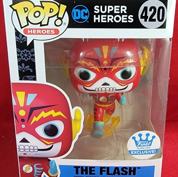 The flash funko exclusive # 420 (nib) With Pop Protector - Picture 2 of 7